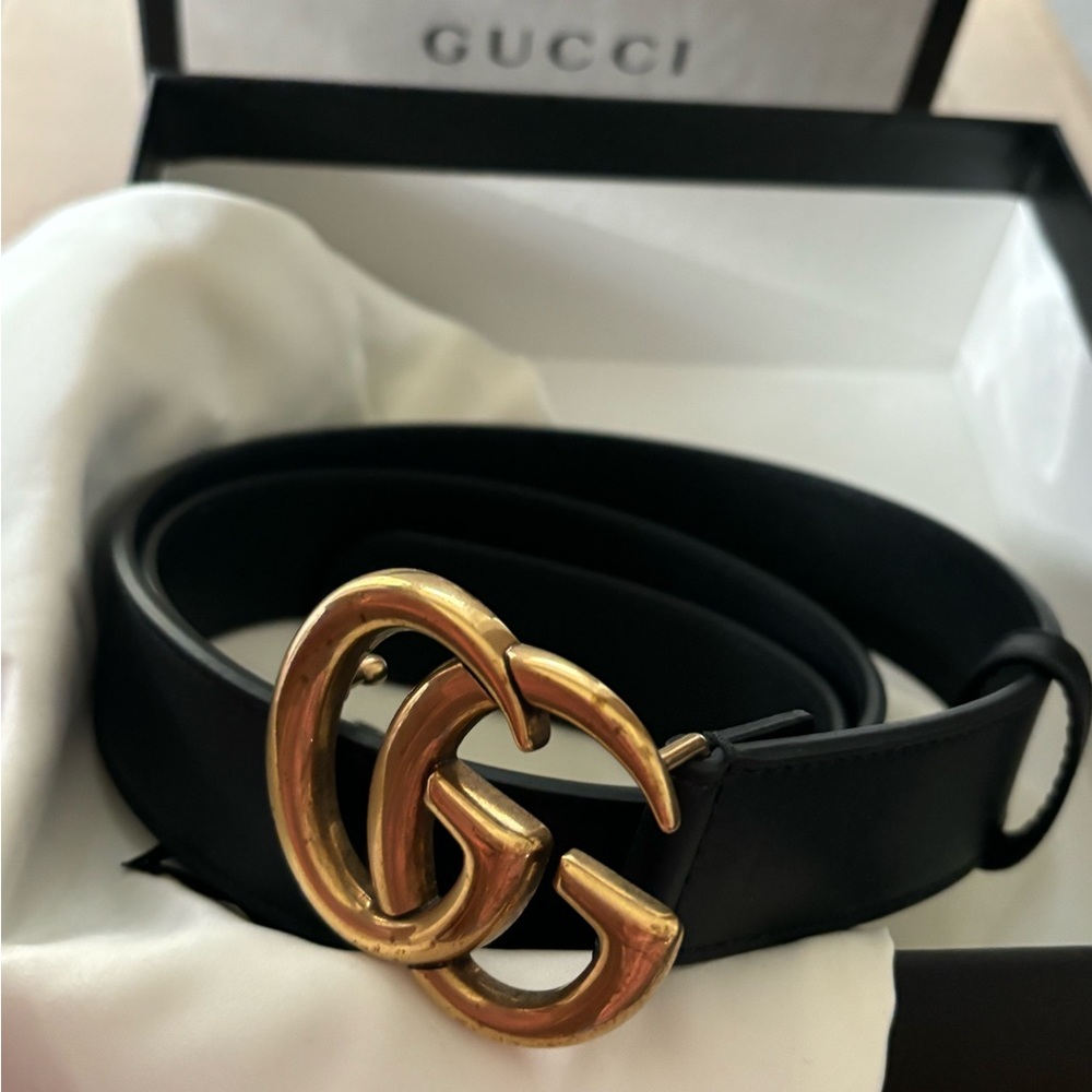 Authentic Gucci belt - only worn a few times